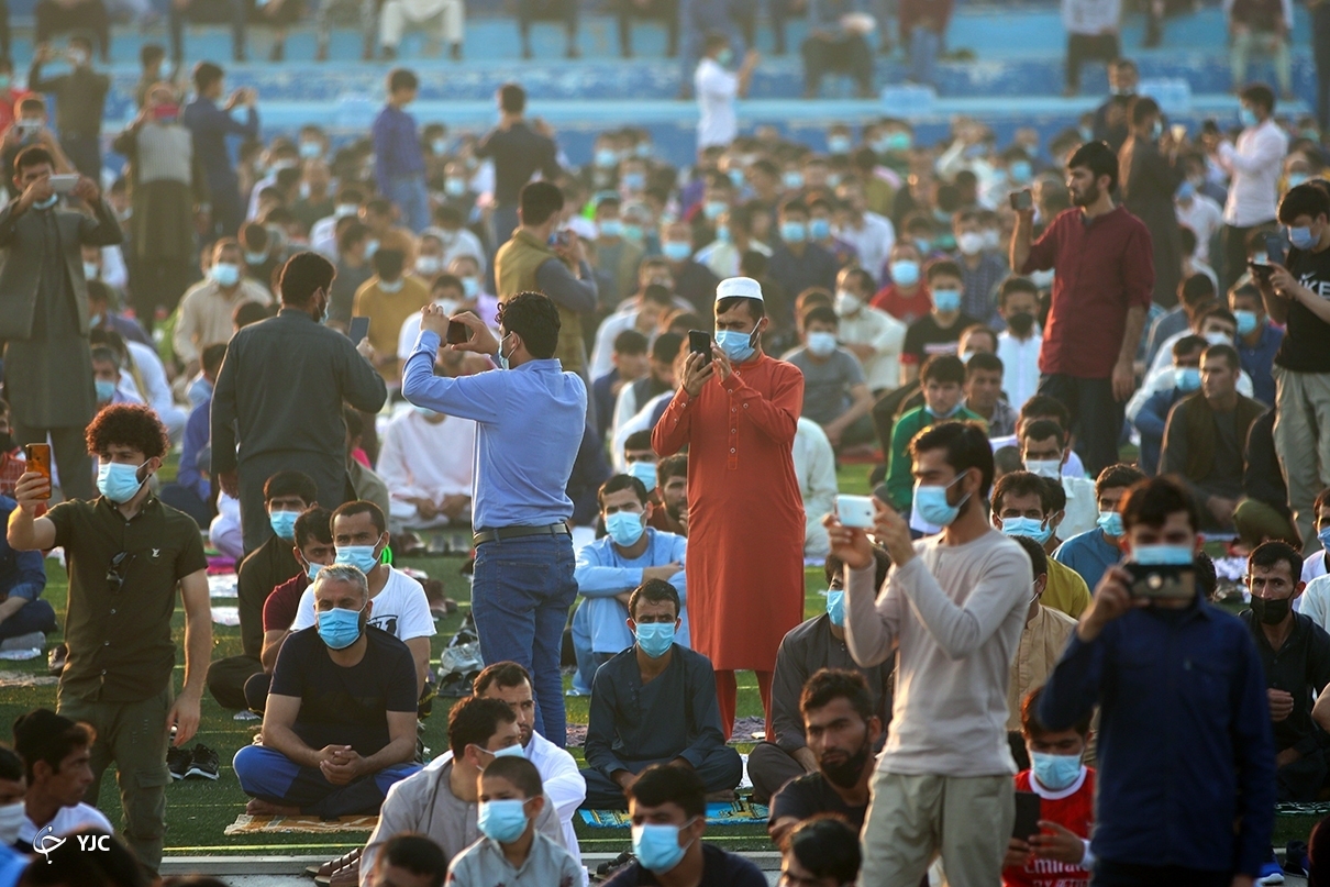 نماز عید فطر در سراسر کشور اقامه شد + فیلم و تصاویر