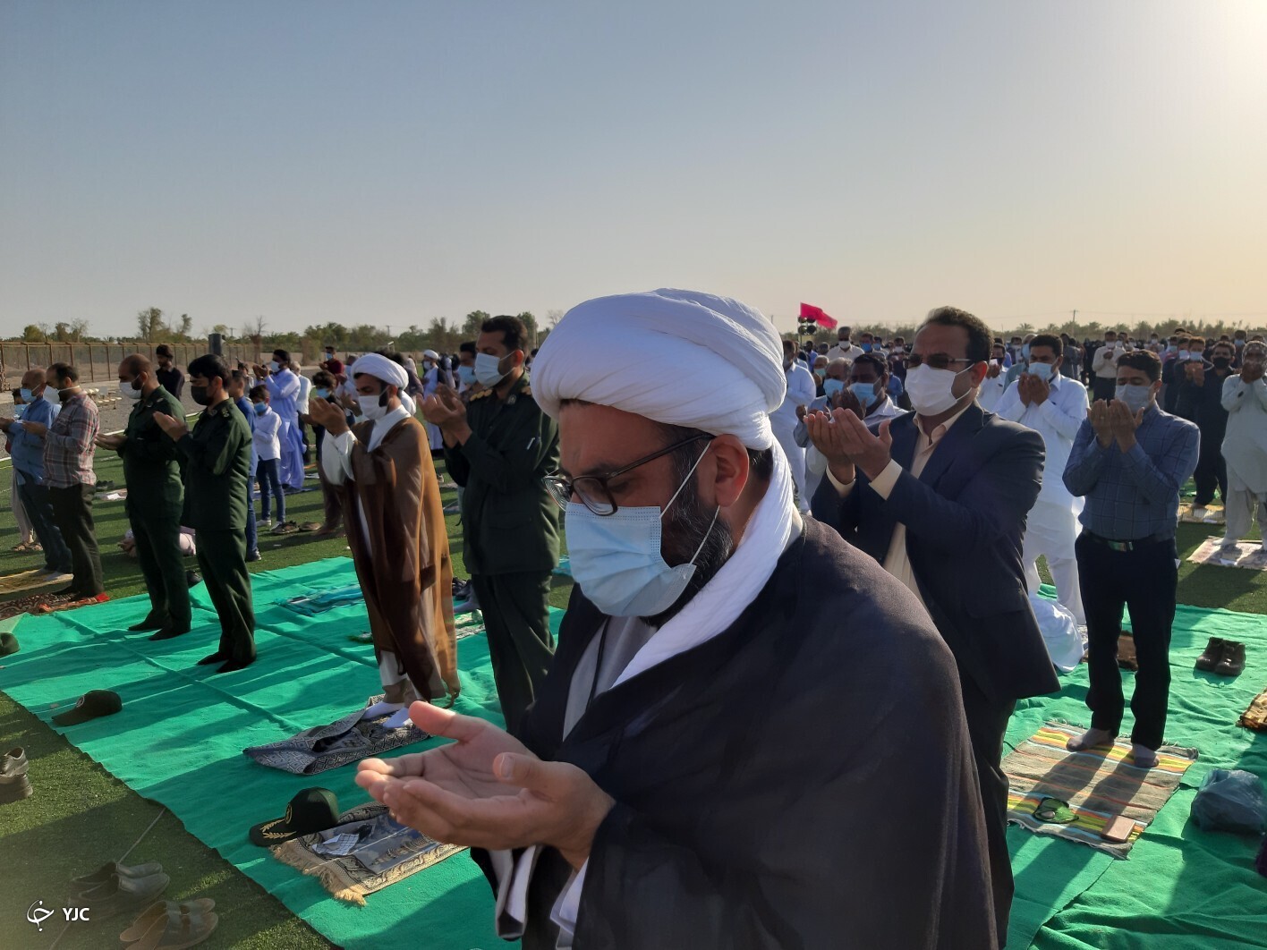 برپایی نماز فطر در ریگان 