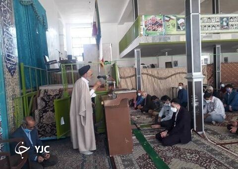 اقامه نماز عید فطر در مناطق مختلف کوهبنان 