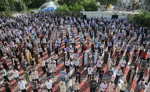 نماز عید فطر در سراسر کشور اقامه شد + فیلم و تصاویر