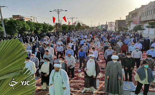 اقامه باشکوه نماز عید فطر در یزد