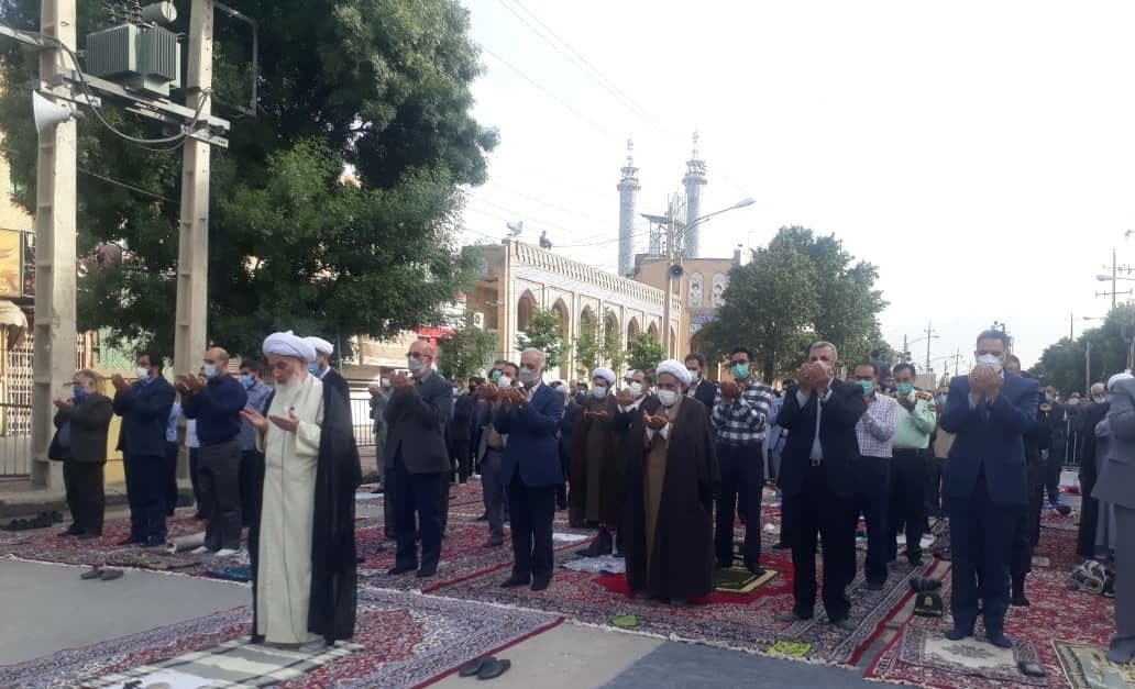 نماز عید فطر در کرمانشاه اقامه شد