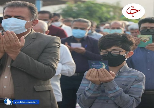 صفوف نماز عید فطر در خوزستان از کرونا پیشی گرفتند+عکس