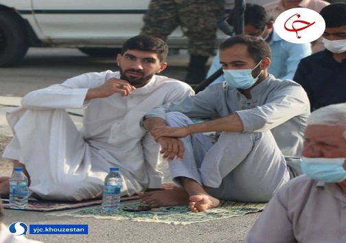 صفوف نماز عید فطر در خوزستان از کرونا پیشی گرفتند+عکس