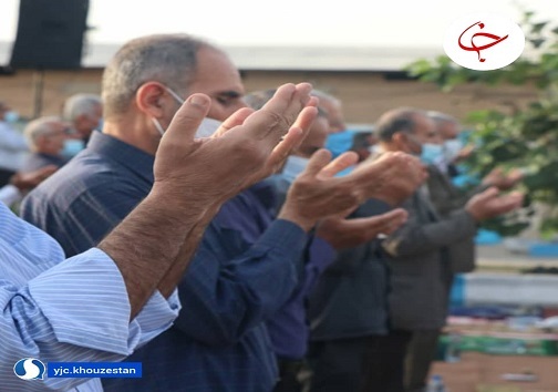 صفوف نماز عید فطر در خوزستان از کرونا پیشی گرفتند+عکس