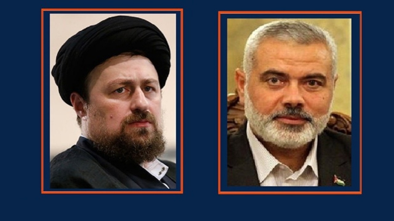 سیدحسن خمینی خطاب به اسماعیل هنیه: مسلمانان به وجود شما افتخار می‌کنند/ صبح آزادی را انتظار می‌کشیم