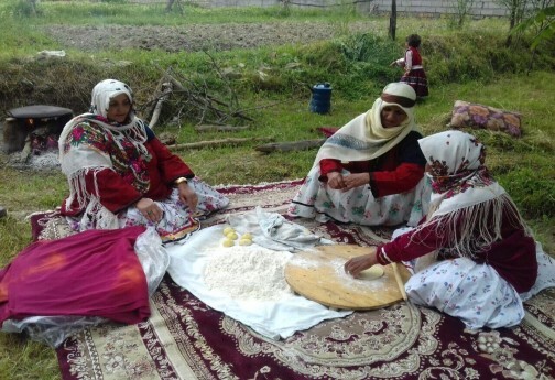 پخت «نان_یوخا» مهارتی که میراث ملی شده است
