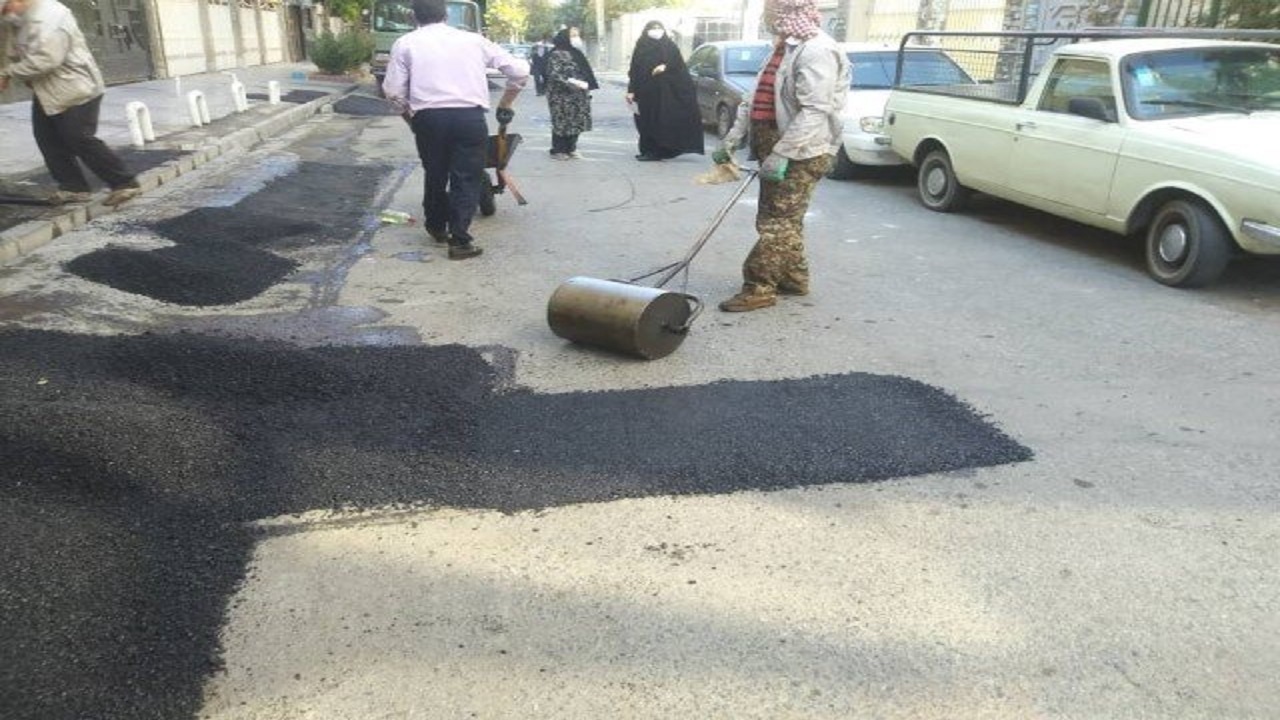 رونق آسفالتی در مناطق کم برخوردار منطقه چهار کرج