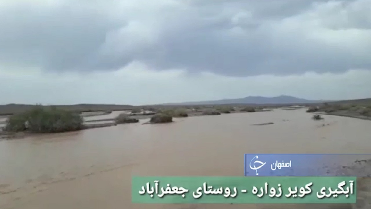 «کویر زواره» دوباره سیراب شد+ فیلم