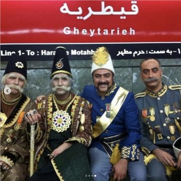 خاطره بازی آقای بازیگر با تصاویر قدیمی سریال قهوه تلخ