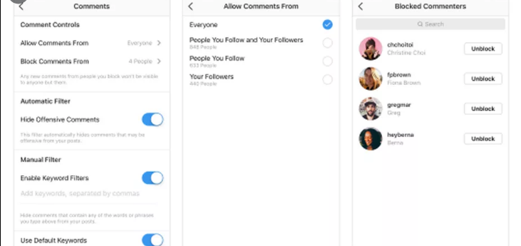 اینستاگرام قابلیت های جدیدی را ارائه می دهد / همزمان چندین نظر را حذف و بلاک کنید!