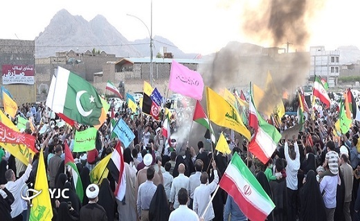 راهپیمایی خودرویی در حمایت از مردم فلسطین در قم+تصاویر