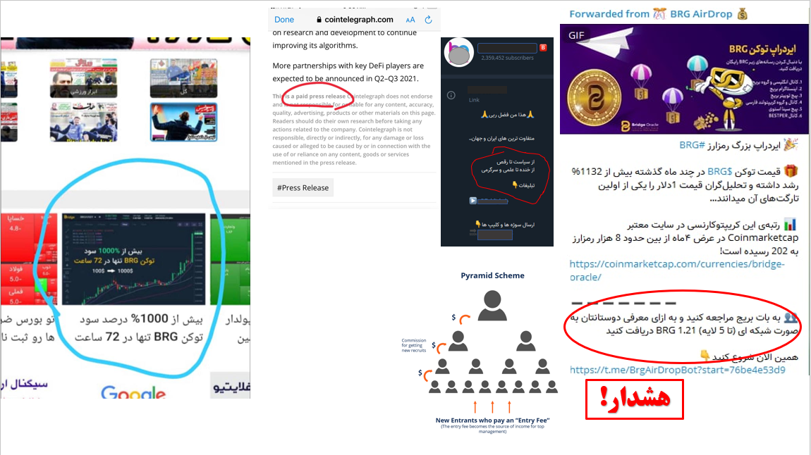 داستان خنده&zwnj;دار یک شبه پولدار شدن/ چرا BRG یک پروژه کلاهبرداری است؟ + تصاویر