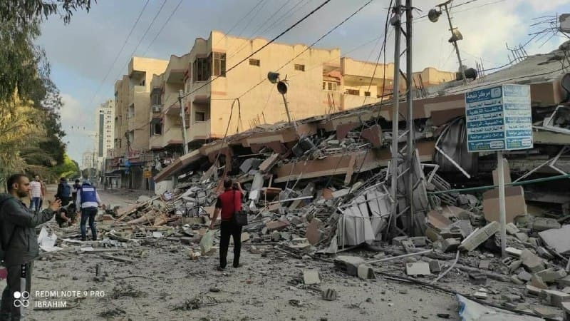 مواضع تل&zwnj;آویو زیر آتش موشک&zwnj;های مقاومت/ حملات صهیونیست&zwnj;ها به ساختمان&zwnj;های مسکونی غزه همچنان ادامه دارد