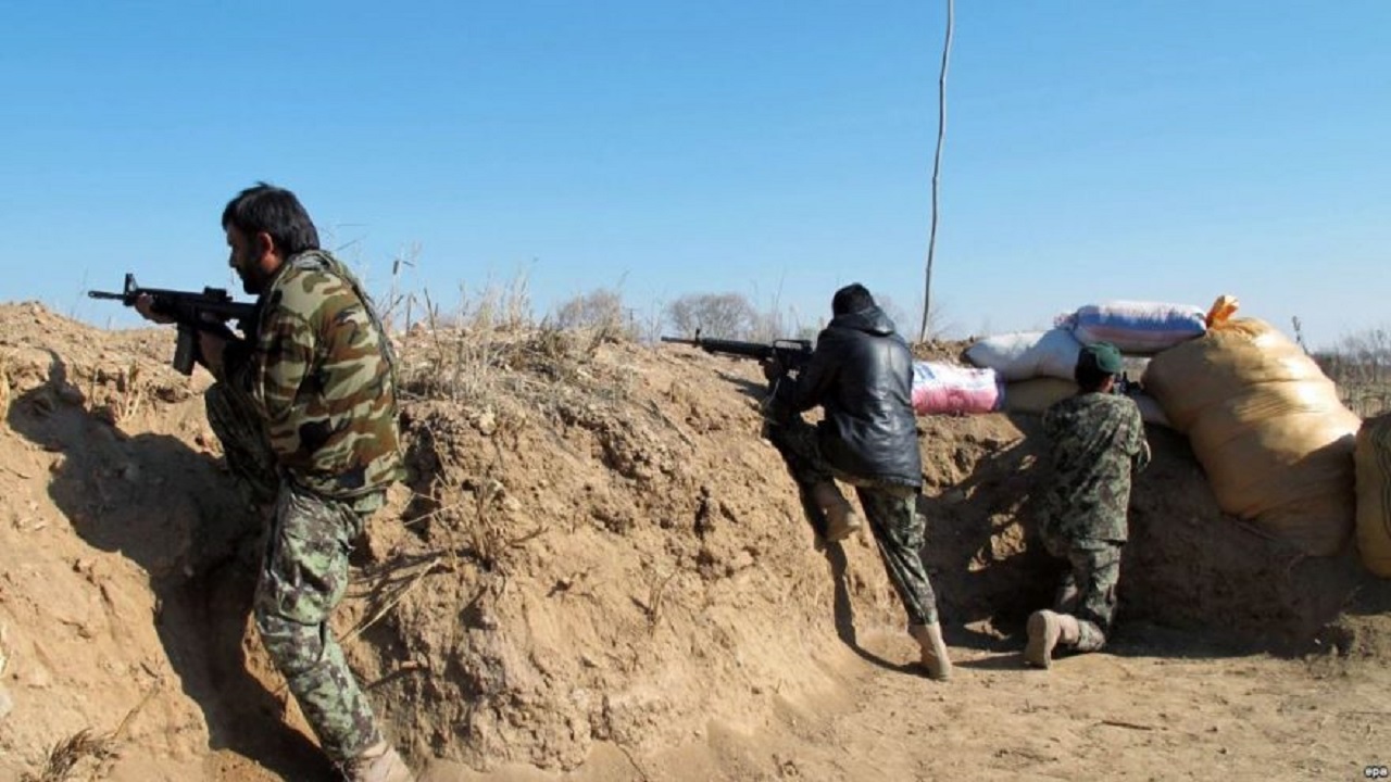 دفع حملات طالبان بالای ولسوالی بغلان مرکزی
