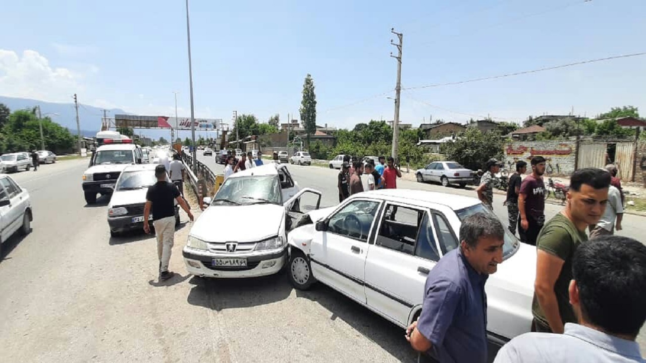 ۵ مصدوم در پی حادثه رانندگی در گلستان