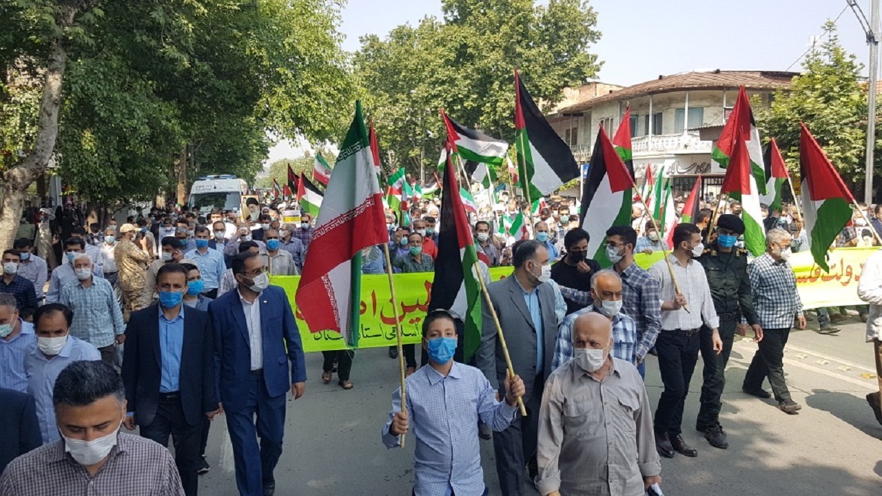 راهپیمایی گرگانی‌ها در حمایت از مردم مظلوم فلسطین + تصاویر و فیلم