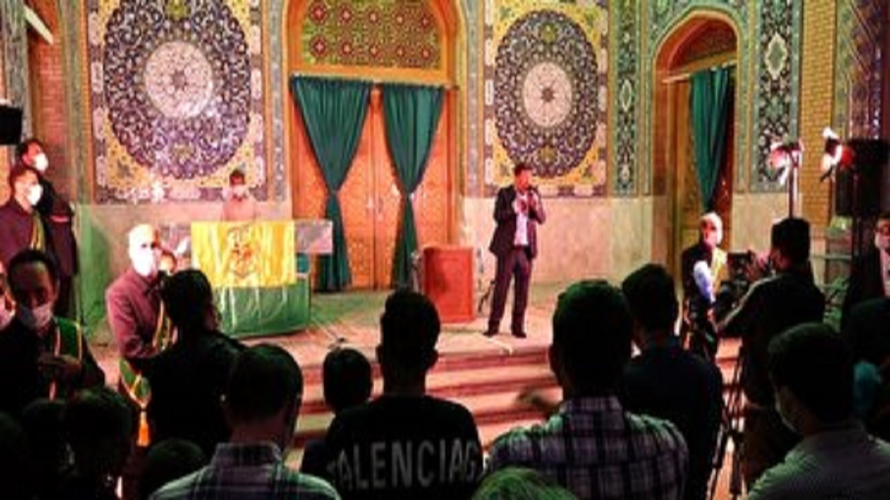وداع با پیکر مطهر شهید مدافع حرم