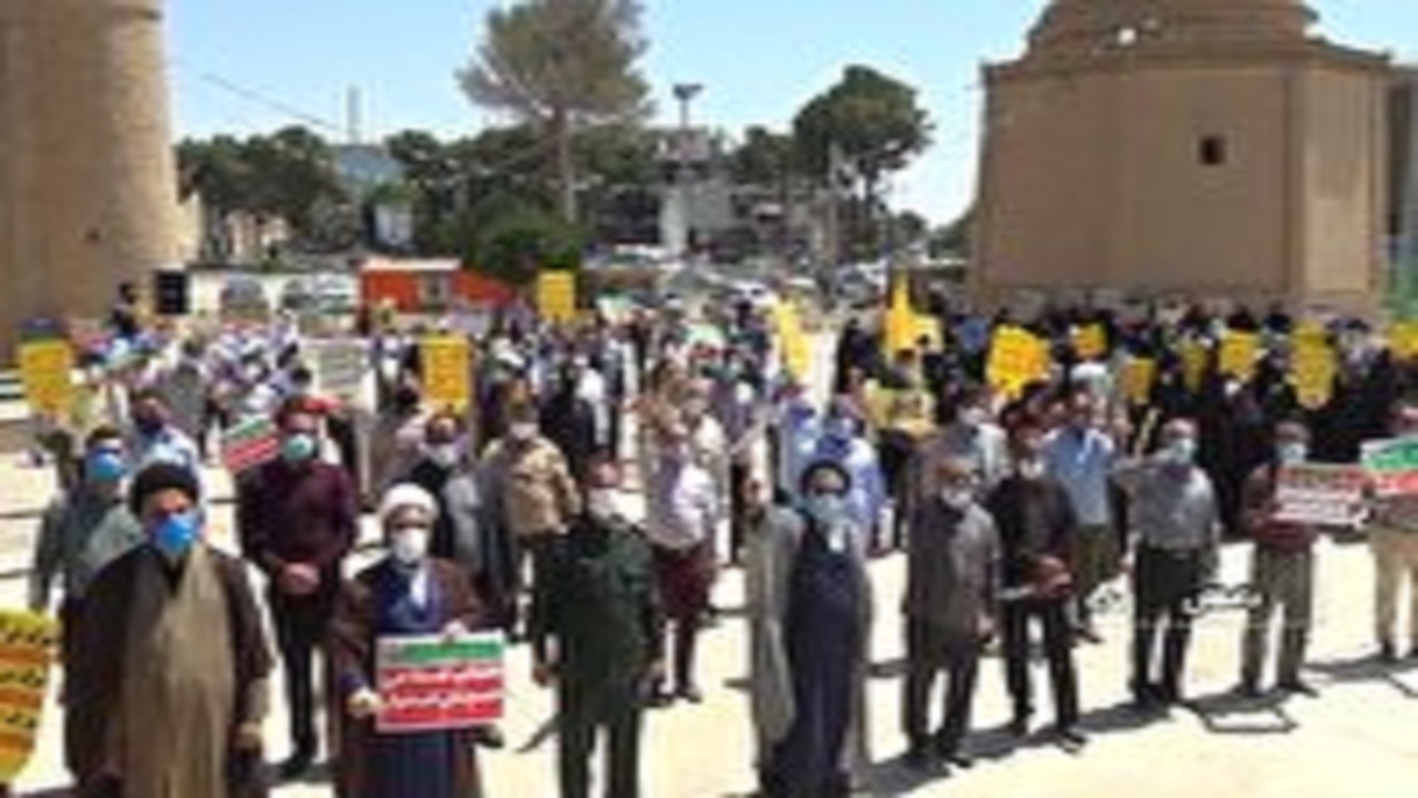 حمایت دامغانی‌ها از مردم مظلوم فلسطین