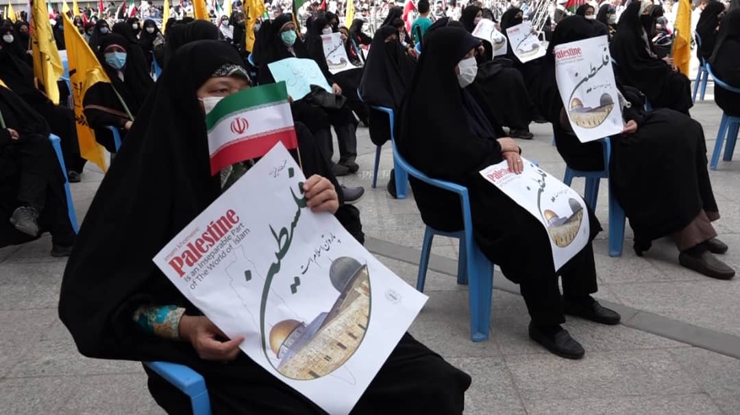 ️تجمع مردم مشهد در حمایت از ملت فلسطین