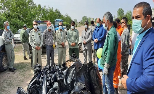 پاکسازی پارک ملی بوجاق در روز زمین پاک + تصاویر