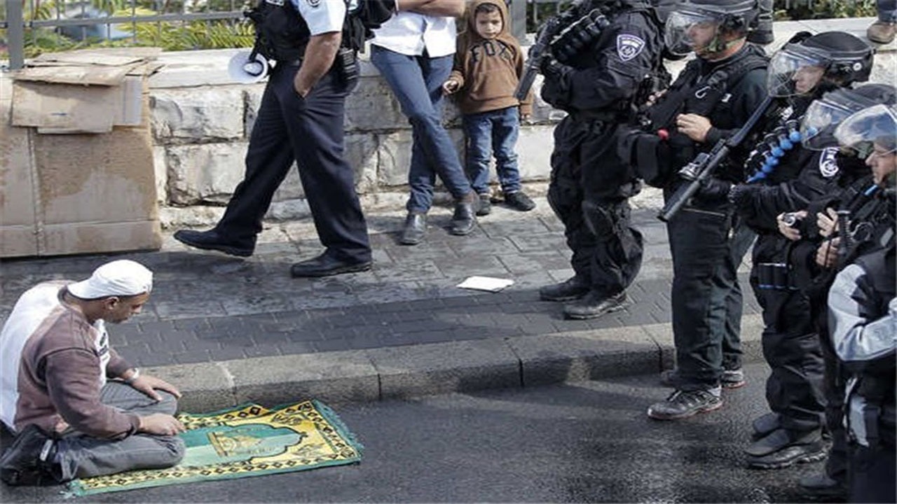 زخمی شدن بیش از ۱۰۰ نمازگزار فلسطینی در قدس اشغالی