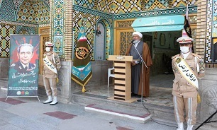 ادای احترام فرماندهان ارتش به مزار سپهبد شهید «قرنی» در قم