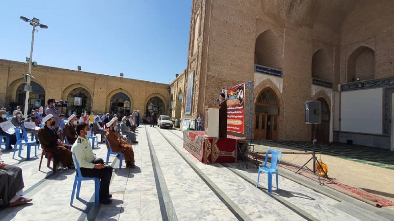 تجمع خودجوش مردمی در حمایت از فلسطین در نیشابور