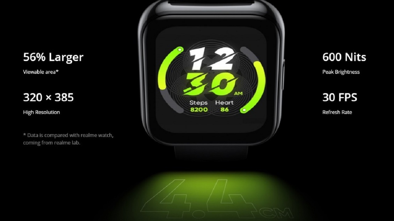 عرضه Realme Watch 2 Pro در آینده‌ای نزدیک