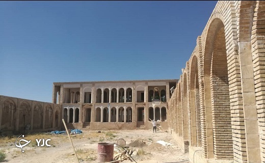 دمیده شدن جانی دوباره به کاروانسرای تاریخی البرز قم