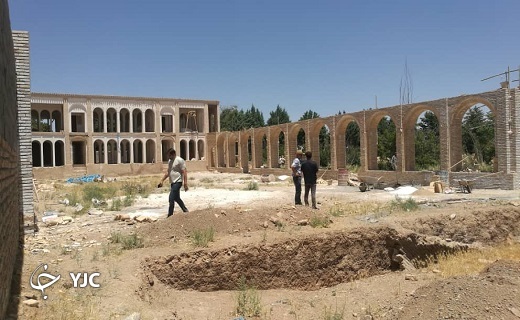 دمیده شدن جانی دوباره به کاروانسرای تاریخی البرز قم