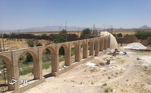 دمیده شدن جانی دوباره به کاروانسرای تاریخی البرز قم