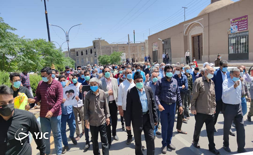 راهپیمایی بافقیها برای محکوم کردن جنایات اسرائیل راهپیمایی بافقیها برای محکوم کردن جنایات اسرائیل