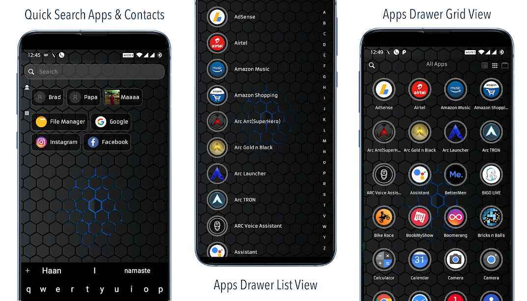 دانلود لانچر سه بعدی و امن Arc Launcher Pro