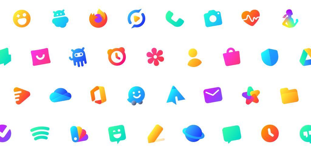 دانلود آیکون پک کم حجم و رنگارنگ CHIC Icon Pack 