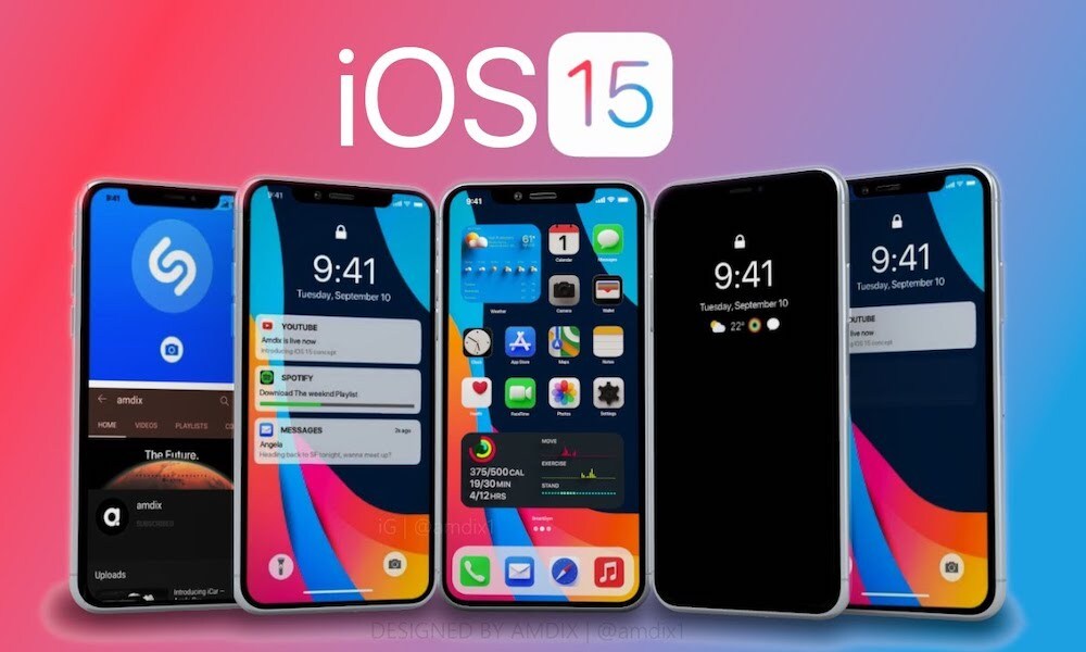 iOS 15 با تغییر در تنظیمات و حالات جدید در نوتیفیکیشن می&zwnj; آید