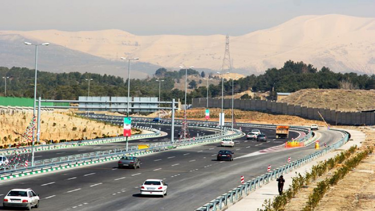 اختلاف سطح خطرناک در اتوبان بابایی