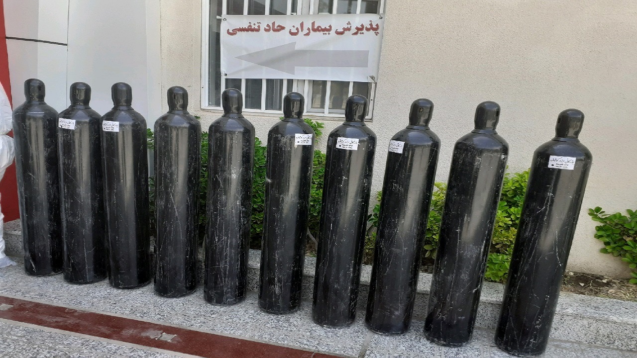 اهدای ۱۰ کپسول اکسیژن ساز به بیمارستان ولیعصر (ع)