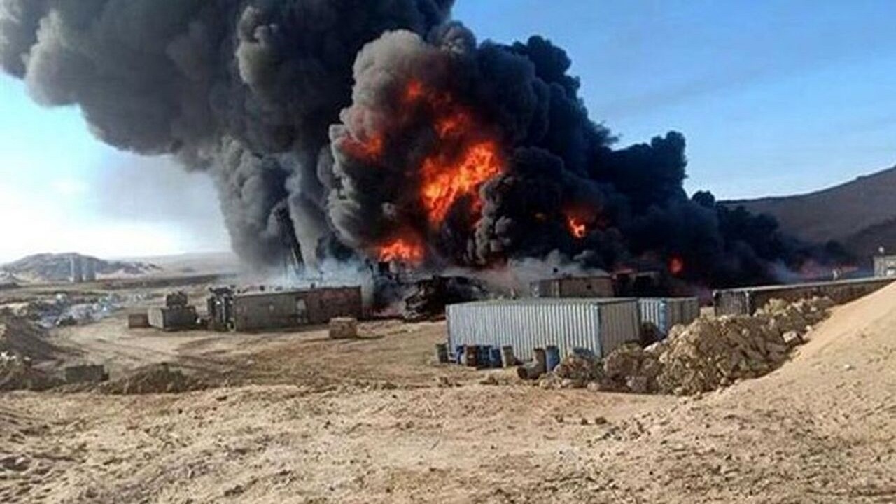 انفجار بزرگ در پایگاه «صحن الجن» در مارب