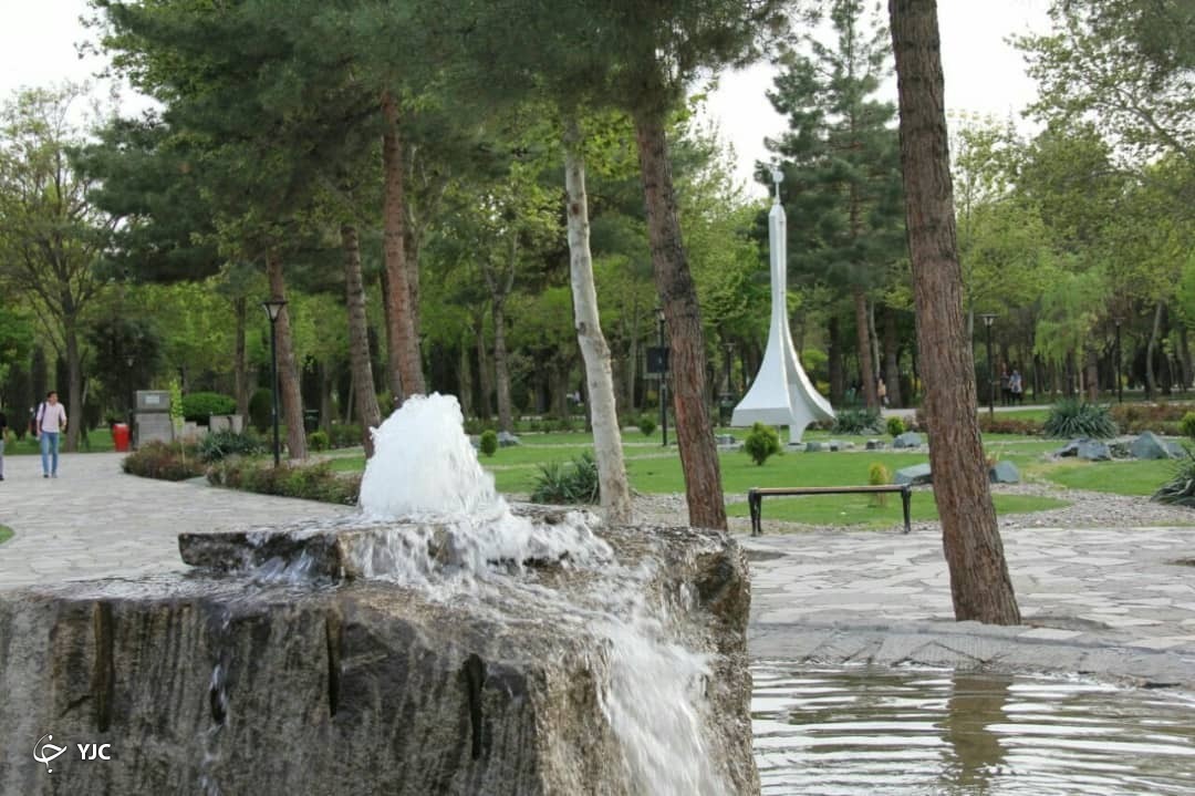 جلوه های دل انگیز بهاری در پارک ملت مشهد+ تصاویر