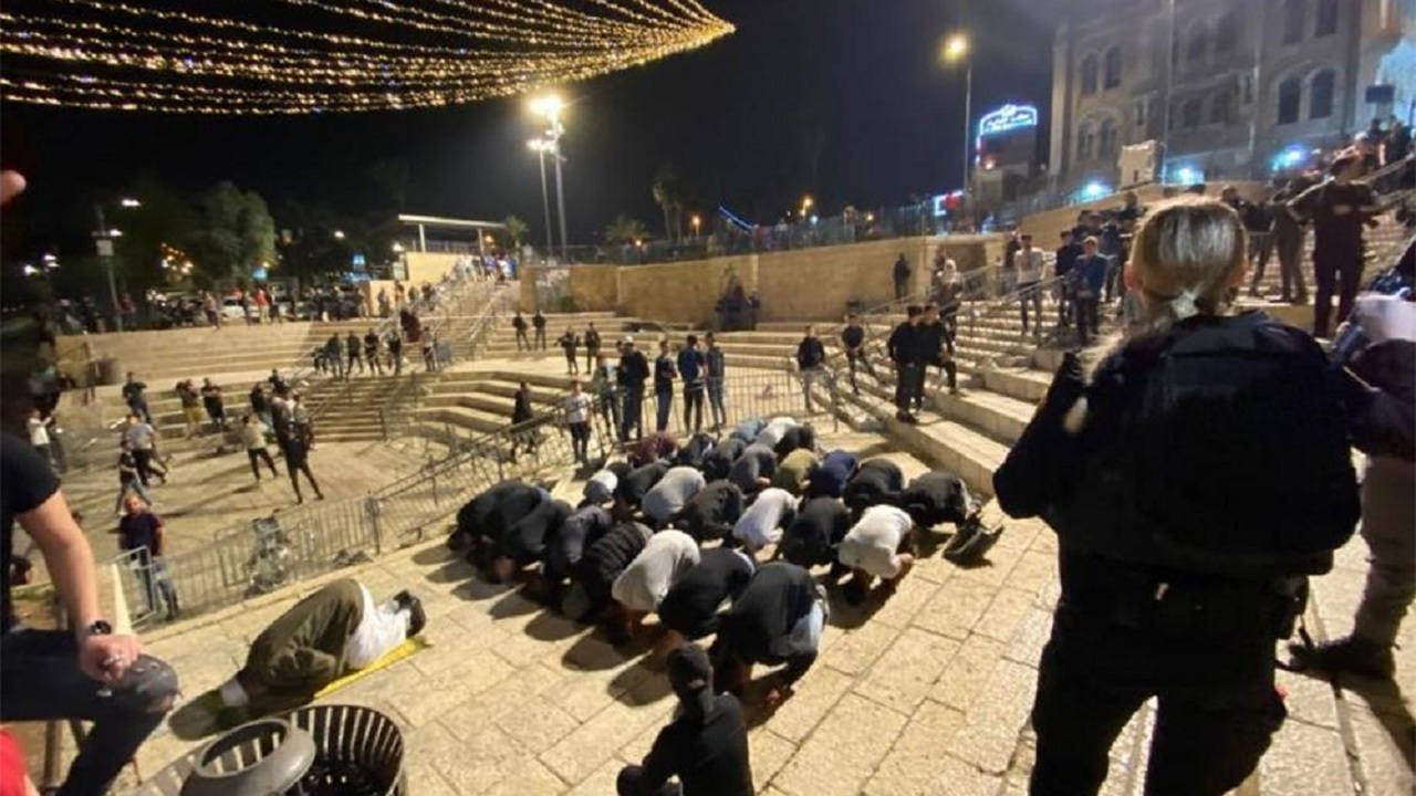 عقب نشینی نظامیان صهیونیستی از «باب العامود» پس از روز‌ها مقاومت فلسطینیان