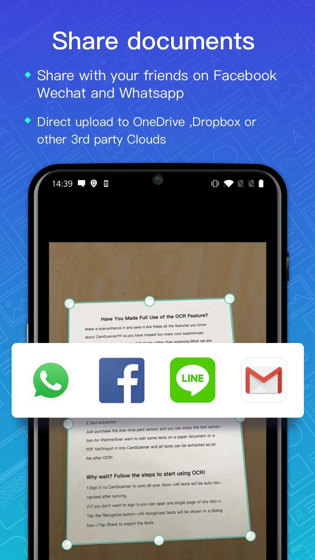دانلود اسکنر قدرتمند اندروید CamScanner 3