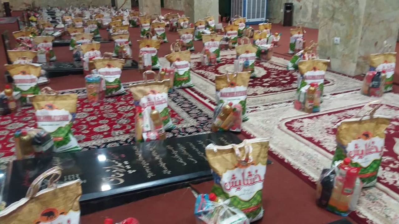 توزیع بسته معیشتی در ایزدخواست