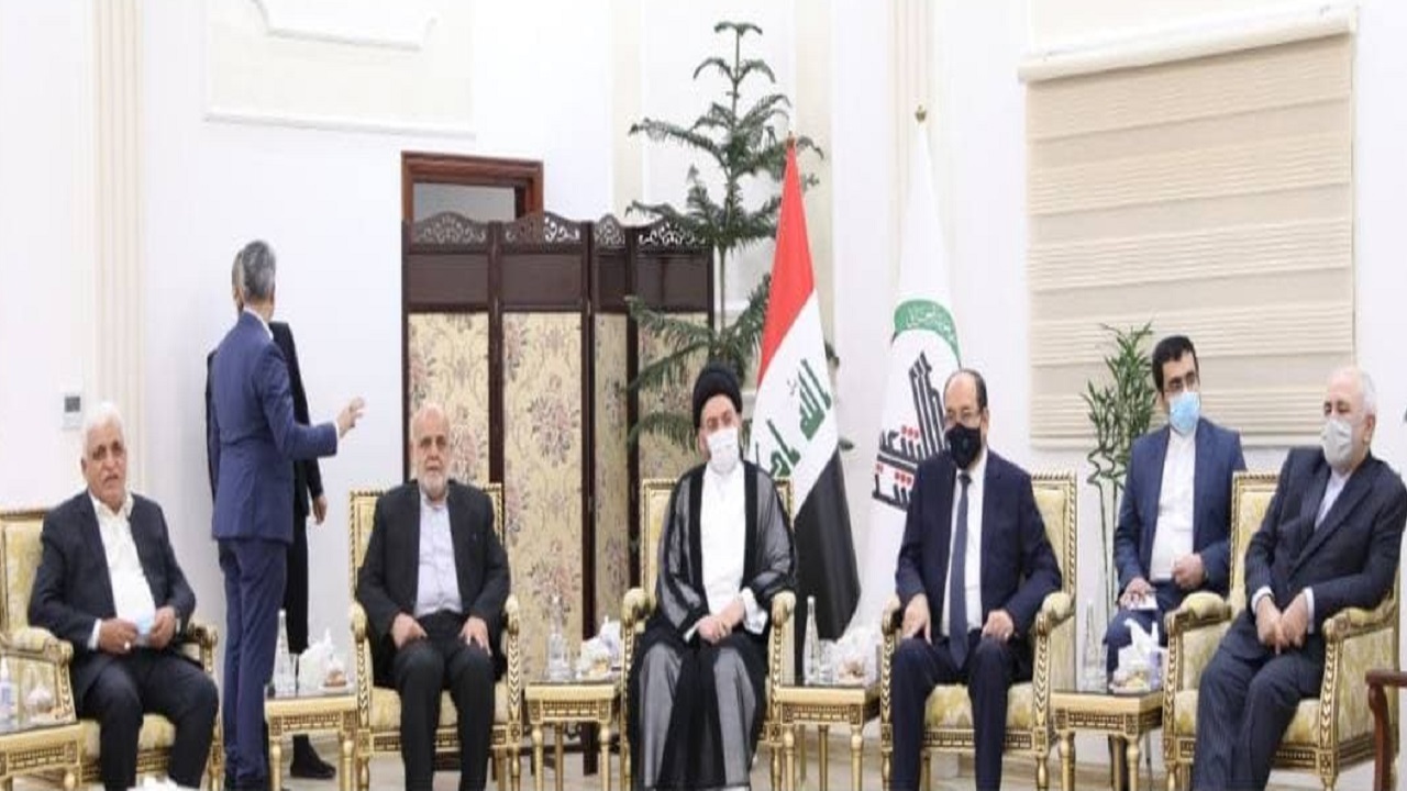 دیدار ظریف با تعدادی از شخصیت‌های برجسته شیعه عراق