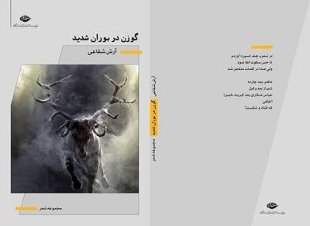 «گوزن در بوران شدید» مجموعه شعر یک روزنامه نگار