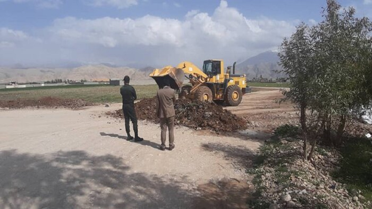 حل مشکل جاده منطقه ابوالعباس در باغملک
