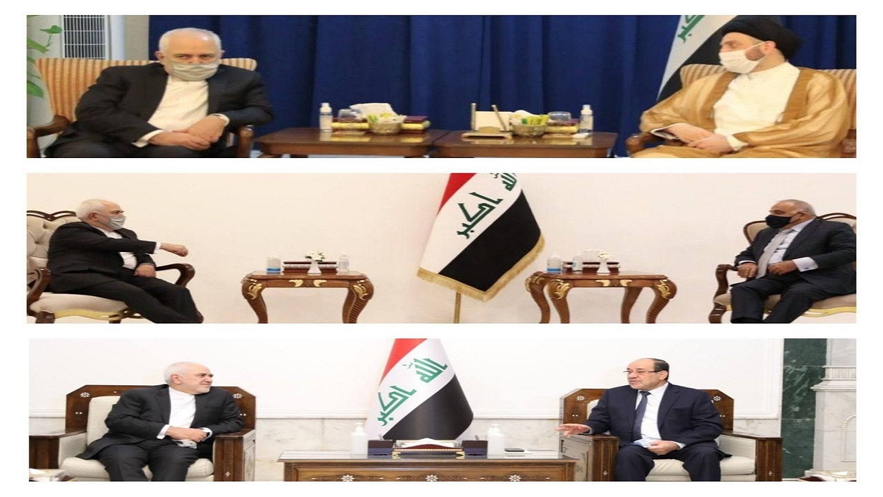 دیدار جداگانه ظریف با عمار حکیم، عادل عبدالمهدی و نوری المالکی