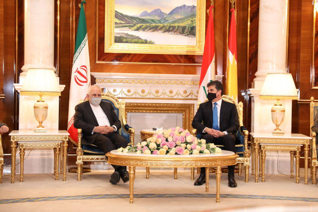 دیدار وزیر خارجه کشورمان با رئیس اقلیم کردستان عراق / طرفین بر ثبات عراق و اقلیم کردستان تاکید کردند