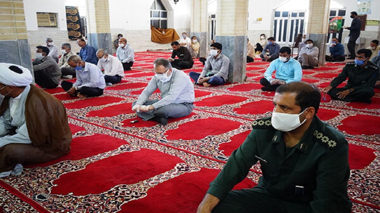رعایت شیوه نامه‌های بهداشتی در برگزاری مراسم احیا و نماز عید فطر