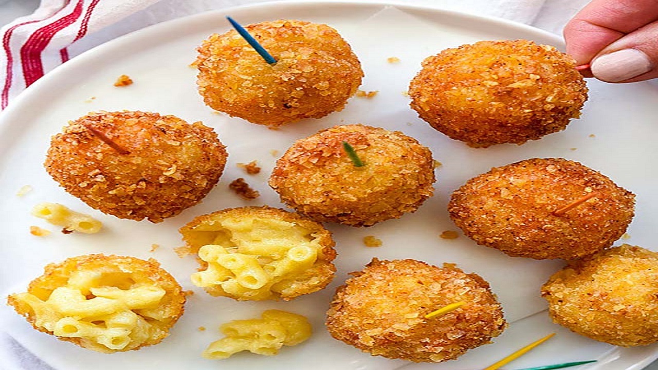 طرز تهیه توپک مک اند چیز سوخاری؛ خوشمزه و خاص